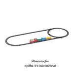 Trenzinho Clássico Ferrorama Eletrico Com Trilhos Classic Train A Pilha