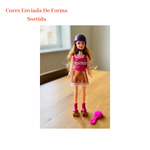 Boneca Mary Patinadora Com Acessórios 4 Peças Infantil Sortidas