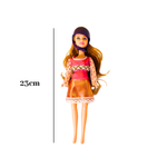 Boneca Mary Patinadora Com Acessórios 4 Peças Infantil Sortidas