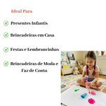 Boneca Maggie Fashion Com Acessórios 8 Peças Infantil Sortido