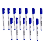 Kit 12 Canetas Permanente Retroprojetor e CD Caixa Fechada Preta - Azul - Vermelha