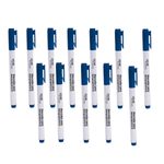 Kit 12 Canetas Permanente Retroprojetor e CD Caixa Fechada Preta - Azul - Vermelha