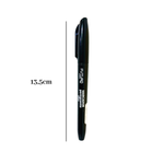 Kit 12 Marcadores Permanentes Slim Preto Ou Azul  Ponta Redonda 1 Até 2mm Tinta Permanente