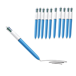 Kit 12 Canetas 4 Cores Bic Clássica 1mm Azul Preto Vermelho Verde Multifuncional