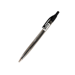Kit com 12 Canetas Pretas 0.7mm TikTak Ponta Fina Escrita Macia Escola Escritório Revenda
