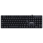 Teclado com Fio USB OfficeEasy ABNT2 Preto Plug Play para PC Notebook Computador