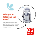 KIT CAFE COM COADOR ALUMINIO
