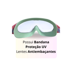 Kit Óculos de Natação Adulto Antiembaçante UV Estojo Protetor Auricular Piscina