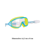 Óculos de Natação Antiembaçante Estojo 2 Pares Protetor Auricular Piscina