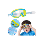 Óculos de Natação Antiembaçante Estojo 2 Pares Protetor Auricular Piscina