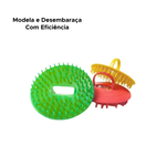 Kit 24 Pentes Redondos Cabelo Curto Sortidos Salão Beleza Revenda Atacado