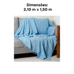 Manta Para Sofá E Cama 2,10 x 1,50 Protetora Cobertor Colcha Material 100% Algodão