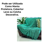 Manta Para Sofá E Cama 2,10 x 1,50 Protetora Cobertor Colcha Material 100% Algodão