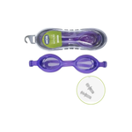Kit Óculos Natação Antiembaçante Porta Óculos Protetor Auricular Piscina Ajustável