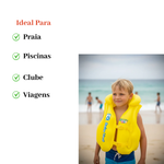 Colete Inflável Infantil Criança Premium Mor Piscina Praia Natação Flutuação Boiar Brincar Até 30Kg