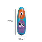 João Bobo Inflável Infantil 87cm Vinil Resistente Base com Água Brinquedo Educativo
