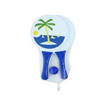 Kit Frescobol com 2 Raquetes e 1 Bolinha Sortido Brinquedo Praia Campo Lazer Verão