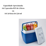 Caixa Térmica 34 Litros Cooler para Praia Camping Churrasco
