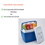 Caixa Térmica 18 Litros Cooler Praia Camping Churrasco Viagem