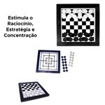 Jogo Dama E Trilha 2 Em 1 Tabuleiro Grande Ou Pequeno Brinquedo Educativo Estratégia Família