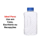 Garrafa Mosaico Fume 1,9 Litros Com Tampa Automática Higiênica