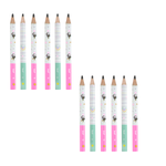 Kit 12 Lápis Big HB Triangular Infantil Resina Sem Borracha Unicórnio Escolar Sortido Revenda