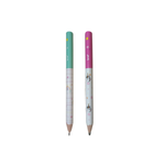 Lápis Big HB Unicórnio Magic Triangular Infantil Resina Sem Borracha Escolar Alfabetização Sortido