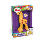 Boneco Girafa de Rodinha Brinquedo Para Crianças Bebe Infantil