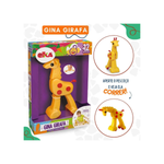 Boneco Girafa de Rodinha Brinquedo Para Crianças Bebe Infantil
