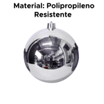 Bola De Luxo Natal Grande 14cm Brilhante Lisa Decoração Natalina Perfeita Para Árvores Grandes