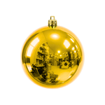 Bola De Luxo Natal Grande 14cm Brilhante Lisa Decoração Natalina Perfeita Para Árvores Grandes