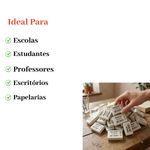 Kit 50 Borrachas Brancas Escolar Papelaria Atacado