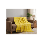 Manta Decorativa 100% Algodão 2,35x1,66m Para Sofá Cama Protetora