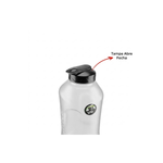 Garrafa de Água 1500ml 1,5 Litros Transparente Cristal com Tampa Suco Bebidas