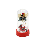 Cúpula Natalina XMAS Com Luz LED Multicor 8x14,5cm Sortida