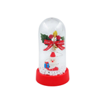 Cúpula Natalina XMAS Com Luz LED Multicor 8x14,5cm Sortida
