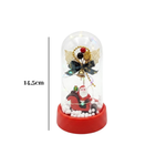 Cúpula Natalina XMAS Com Luz LED Multicor 8x14,5cm Sortida