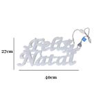 Letreiro Feliz Natal 30 LEDs Com Tomada Decoração Iluminada