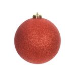 Bola Glitter Natal 15cm Enfeite Grande Para Árvore