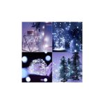 Fio de Cobre 5m 50 LEDs Branco Pisca Pisca Natal