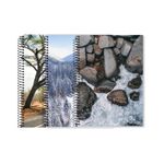 Kit 3 Cadernos Universitários Capa Dura 200 Folhas Sortidos