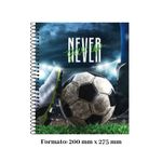 Kit 3 Caderno Universitário 10 Matérias 200 Folhas Capa Dura Escolar Masculino Sortido