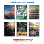 Kit 5 Cadernos Universitário 1 Matéria Com 96 Folhas De Capa Dura Para Revenda