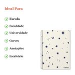 Caderno 10 Matérias 160 Folhas Capa Dura Escolar Faculdade Sortido Feminino
