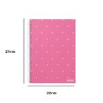 Caderno 10 Matérias 160 Folhas Capa Dura Escolar Faculdade Sortido Feminino