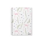 Kit Com 5 Cadernos 10 Matérias 160 Folhas Capa Dura Escolar Faculdade Sortido Feminino