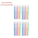 Kit 20 Canetas WOW 0.7mm Coloridas Ponta Fina Sortidas