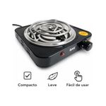 Fogareiro Elétrico 1 Boca 127V 1000W Portátil Sem Gás