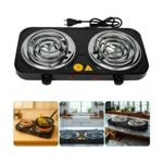 Fogareiro Elétrico 2 Bocas 127V 2000W Portátil Sem Gás