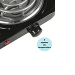 Fogareiro Elétrico 2 Bocas 127V 2000W Portátil Sem Gás
